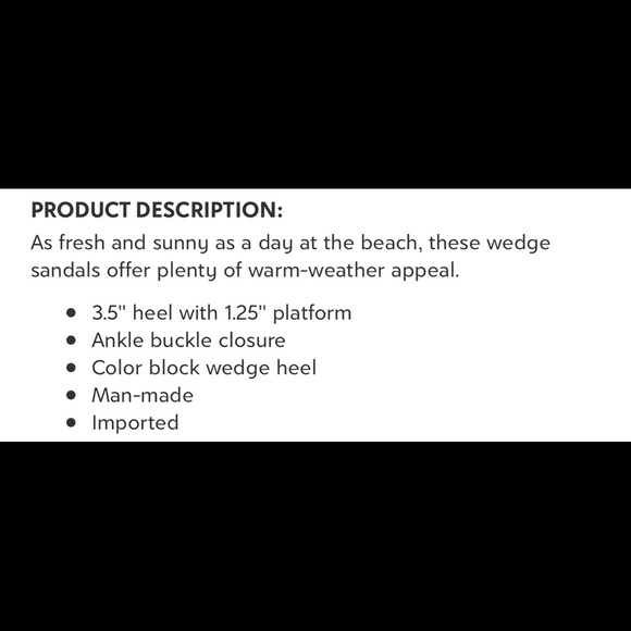 Yellowbox white teal cork Coreen wedge sandals - Picture 7 of 8